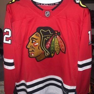 Chicago Blackhawks Fanatics home jersey # 12 DeBrincat